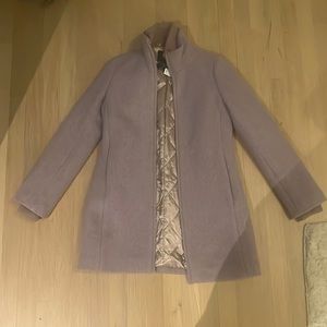 never worn purple j crew dress coat size 0